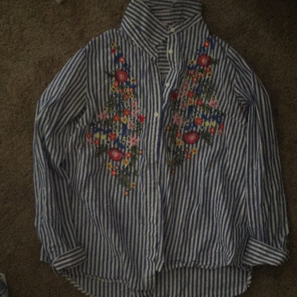 Button up shirt long sleeve